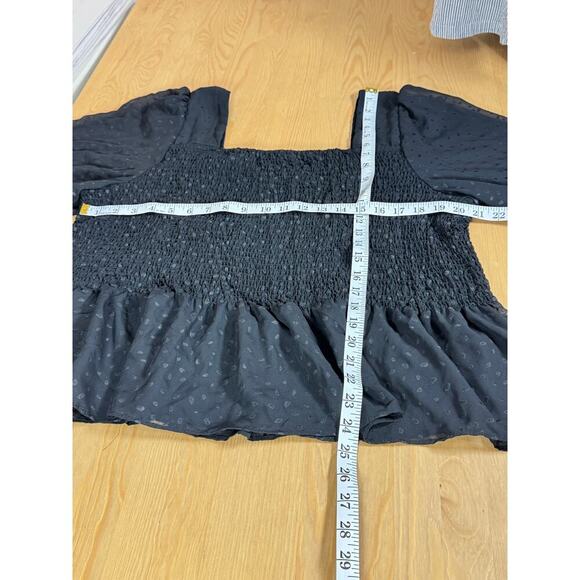 Women’s Plus Size 2X Blouses Boho Neutral Cottage Ruffle *Bundle of 2* - Picture 12 of 12